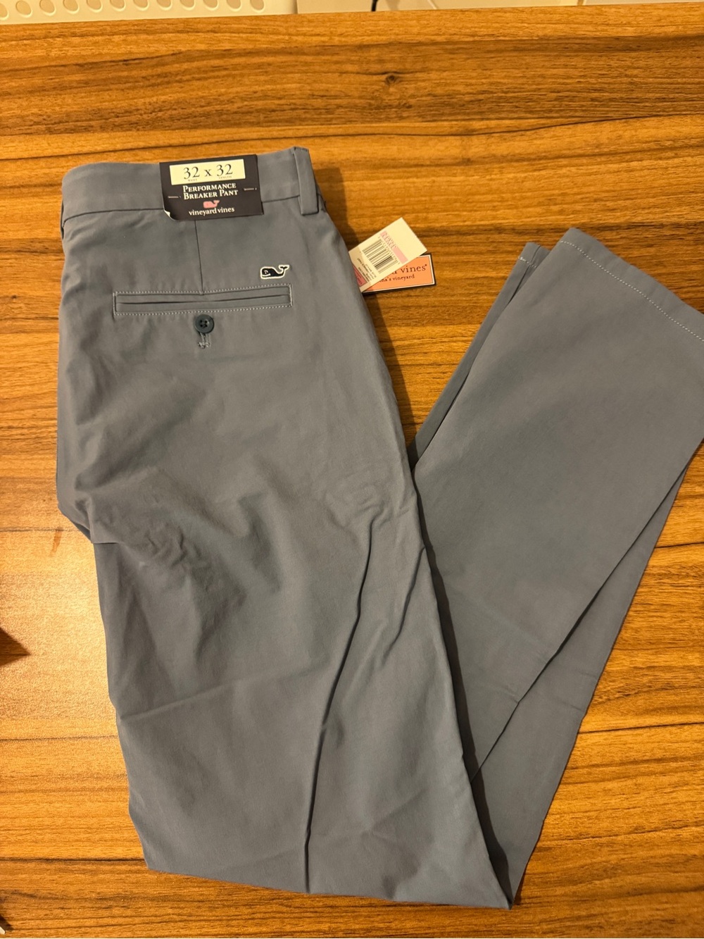 NWT Vineyard Vines Men's Performance Breaker Pants - Slate Blue